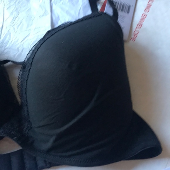 NWT Natori Grace Maternity Wire Free Contour Bra in Black - Picture 4 of 8